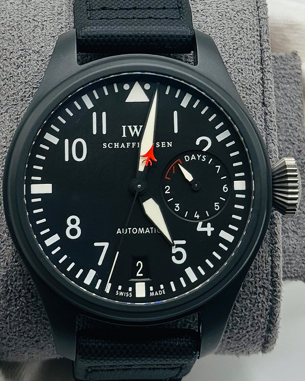 2014 IWC Schaffhausen Big Pilot "Top Gun" 48MM Black Dial Textile Strap (IW501901)