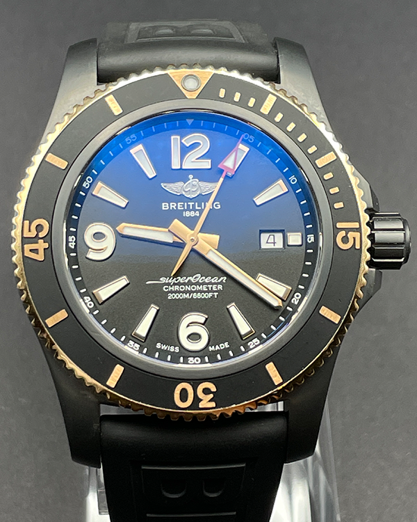 2021 Breitling Superocean Automatic 46MM Steel And Rose Gold Black Dial (U17368221B1S1)