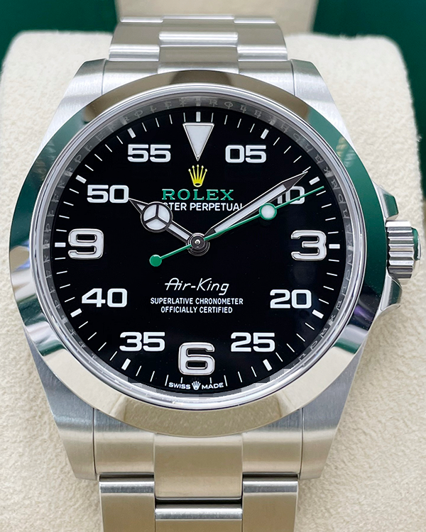 Rolex Air-King 40MM Black Dial Oyster Bracelet (126900)