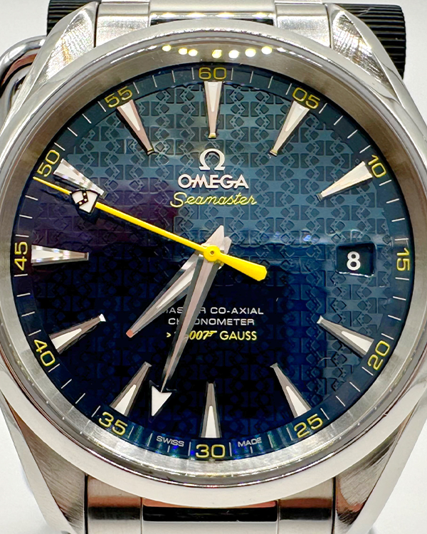 2016 Omega Seamaster Aqua Terra James Bond Limited Edition Steel Blue Dial (231.10.42.21.03.004)