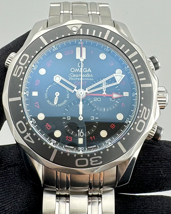 Omega Seamaster Diver 300M 44MM Black Dial Steel Bracelet (212.30.44.52.01.001)