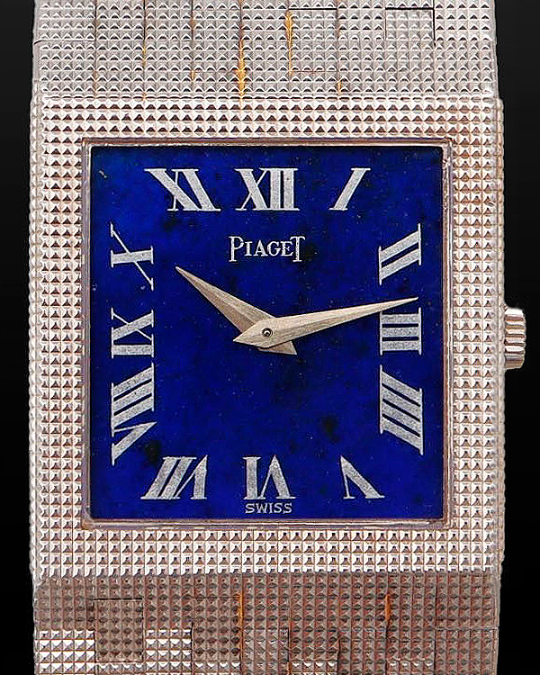 Piaget Piaget Polo 27MM Blue Lapis White Gold Bracelet (9131C4)