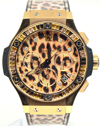 Hublot Big Bang Leopard L.E. 41MM Leopard Dial Textile/Rubber Strap (341.PX.7610.NR.1976)