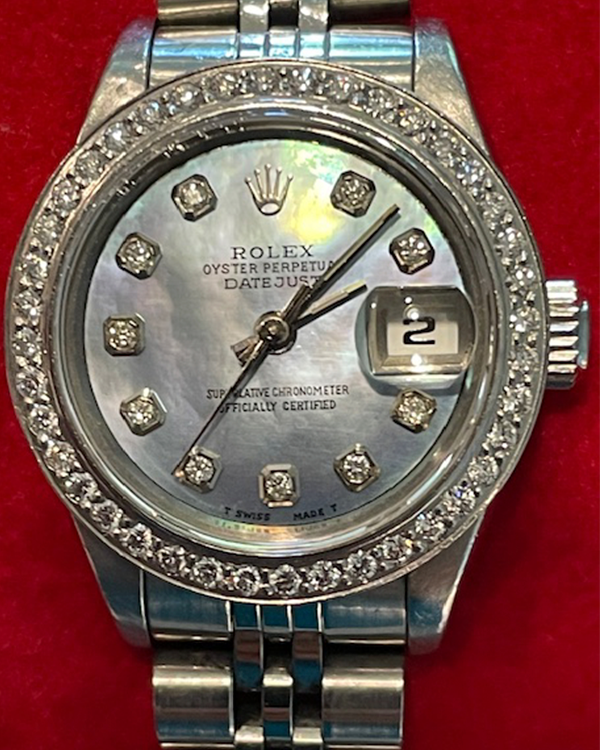 1997 Rolex Lady-Datejust 26MM Aftermarket Mother of Pearl Dial Jubilee Bracelet (69240)