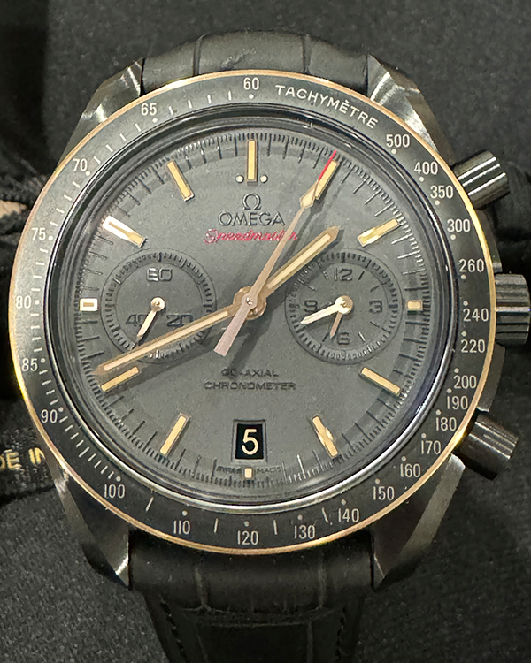 2022 Omega Speedmaster Dark Side of the Moon 44.25MM Black Dial Leather Strap (311.63.44.51.06.001)