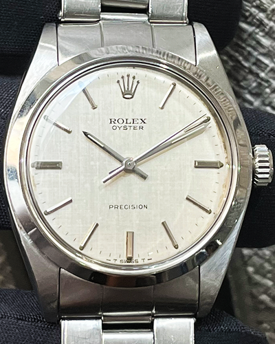 Rolex Oyster Precision 34MM Silver Dial Oyster Bracelet (6426)