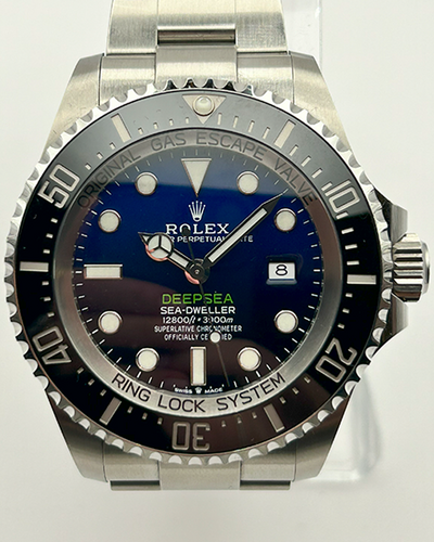 2022 Rolex Sea-Dweller Deepsea "James Cameron" 44MM Blue Dial Steel Bracelet (126660)