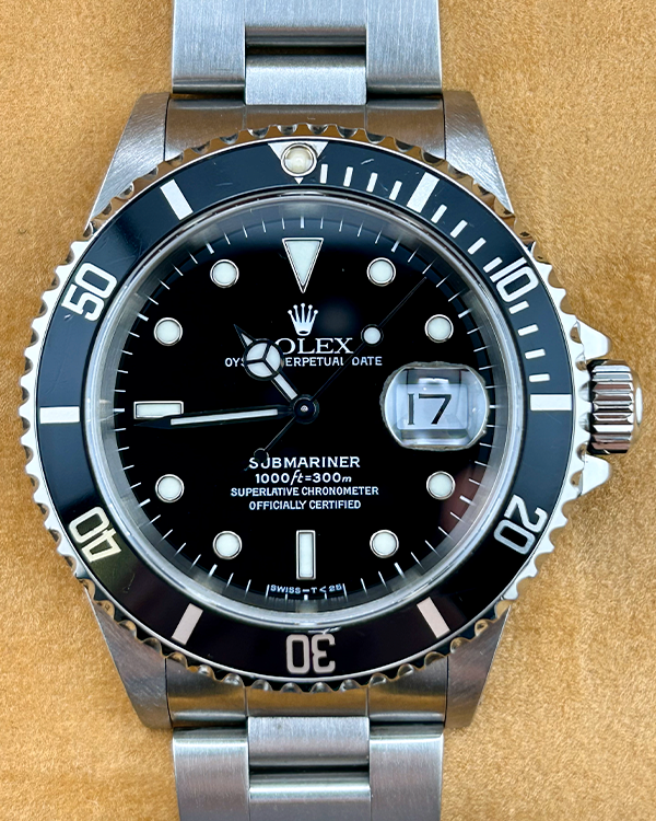 Rolex Submariner Date 40MM Black Dial Oyster Bracelet (16610)