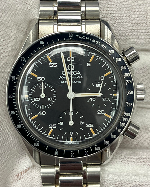 Omega Speedmaster Reduced 39MM Black Dial Steel Bracelet (3510.50.00)