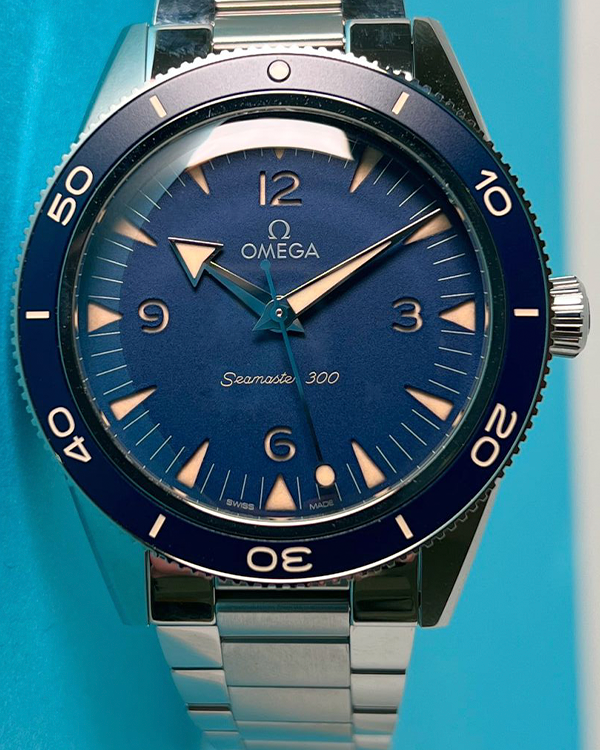 2024 Omega Seamaster 300M 41MM Blue Dial Steel Bracelet (234.30.41.21.03.001)