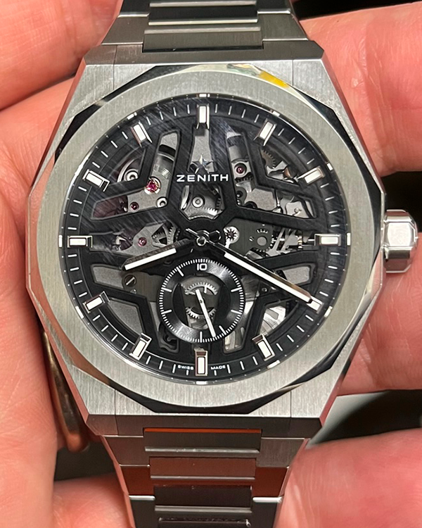 2023 Zenith Defy Skyline 41MM Skeleton Dial Steel Bracelet (03.9300.3620/78.I001)