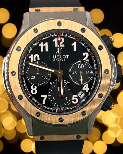 Hublot Super B Flyback Chronograph 42.5MM Black Dial Rubber Strap (1926.7)