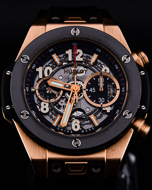 2016 Hublot Big Bang Unico King Gold Skeleton Dial (421.OX.1180.RX)