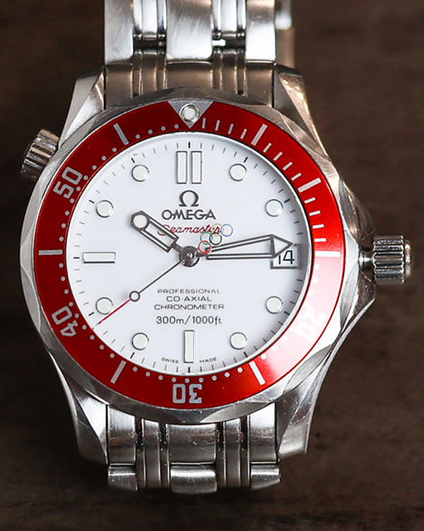 2010 Omega Seamaster Diver 300M "Olympic Collection Vancouver" L.E. 36.25MM White Dial Steel Bracelet (212.30.36.20.04.001)