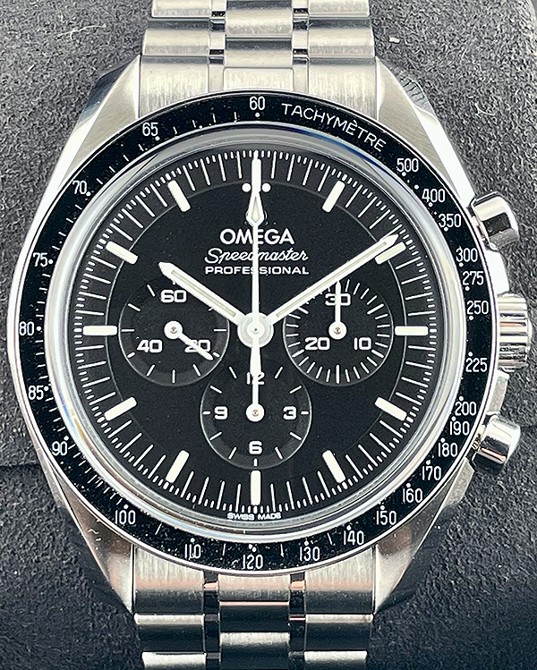 2021 Omega Speedmaster Professional Moonwatch 42MM Black Dial Steel Bracelet (310.30.42.50.01.002)