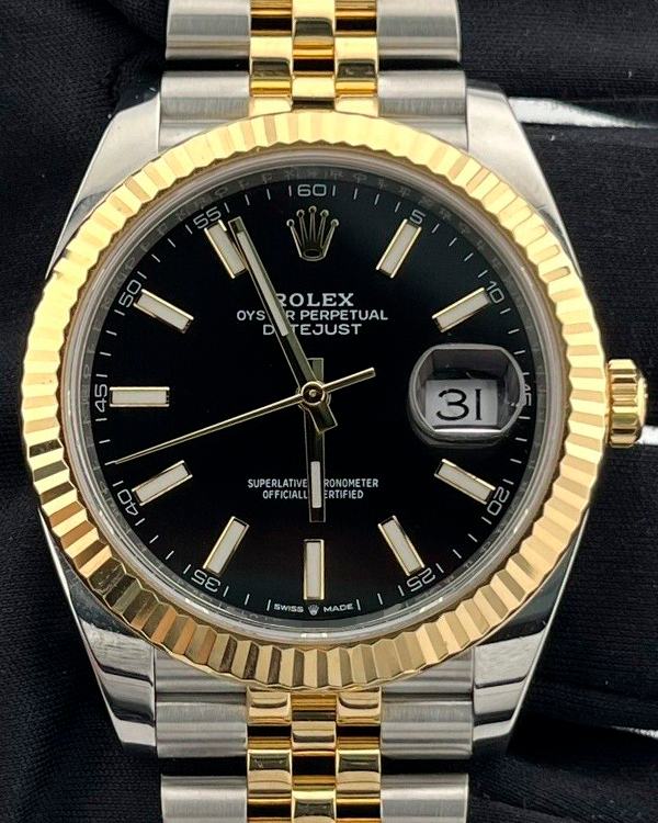 2020 Rolex Datejust 41MM Black Dial Jubilee Bracelet (126333)