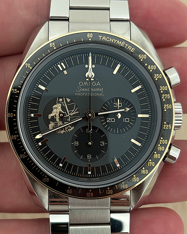 2019 Omega Speedmaster Anniversary Series "Apollo 11 50th Anniversary" L.E. 42MM Black Dial Steel Bracelet (310.20.42.50.01.001)