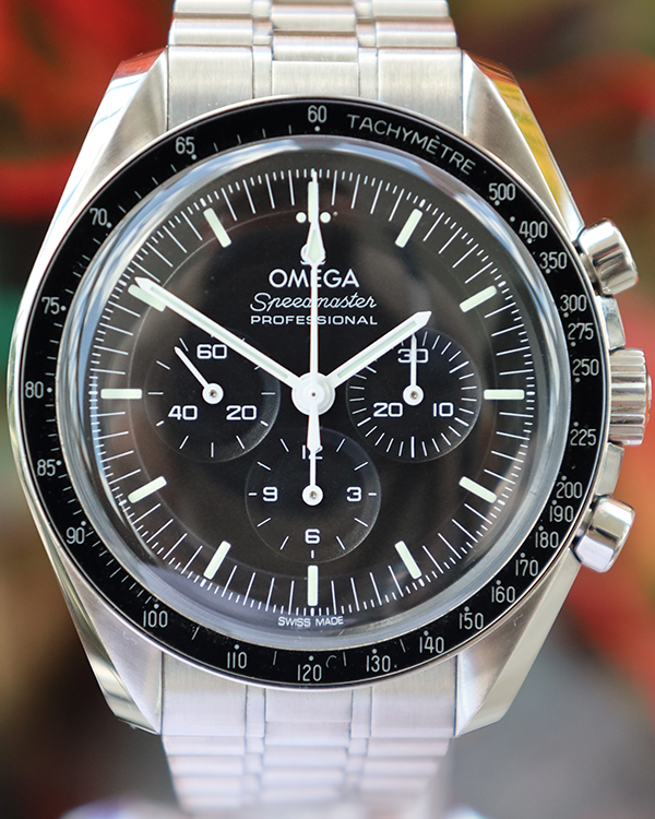 2022 Omega Speedmaster Moonwatch Professional Co-Axial Master Chronometer Chronograph 42MM Steel Black Dial (310.30.42.50.01.001)