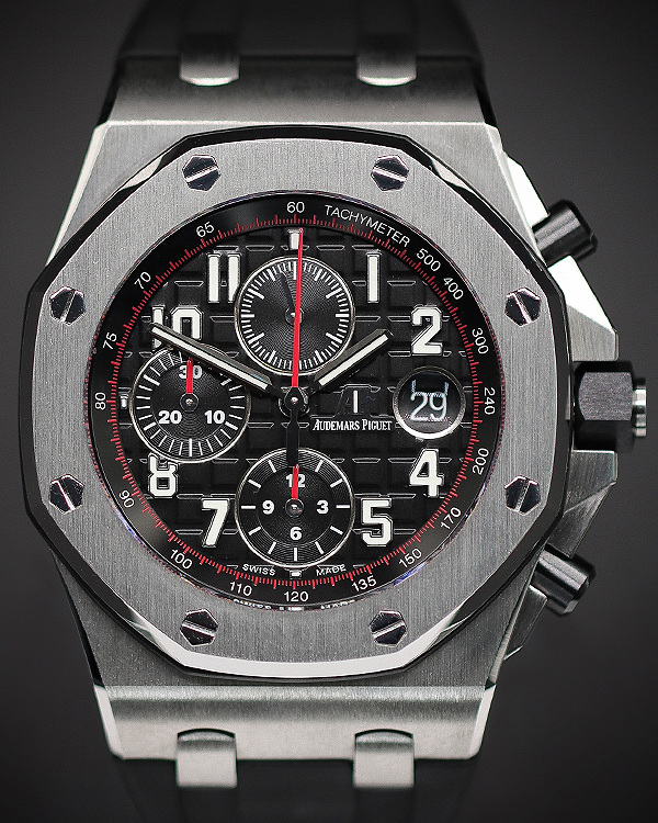 2017 Audemars Piguet Royal Oak Offshore Chronograph 42MM Black Dial Rubber Strap (26470ST.OO.A101CR.01)