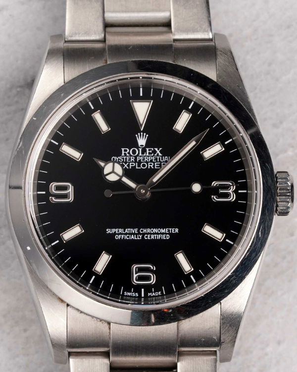 Rolex Explorer 36MM Black Dial Oyster Bracelet (114270)