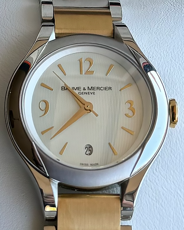 No Reserve - Baume & Mercier Ilea 30MM Quartz Mother-of-Pearl Dial Two-Tone Bracelet (8773)