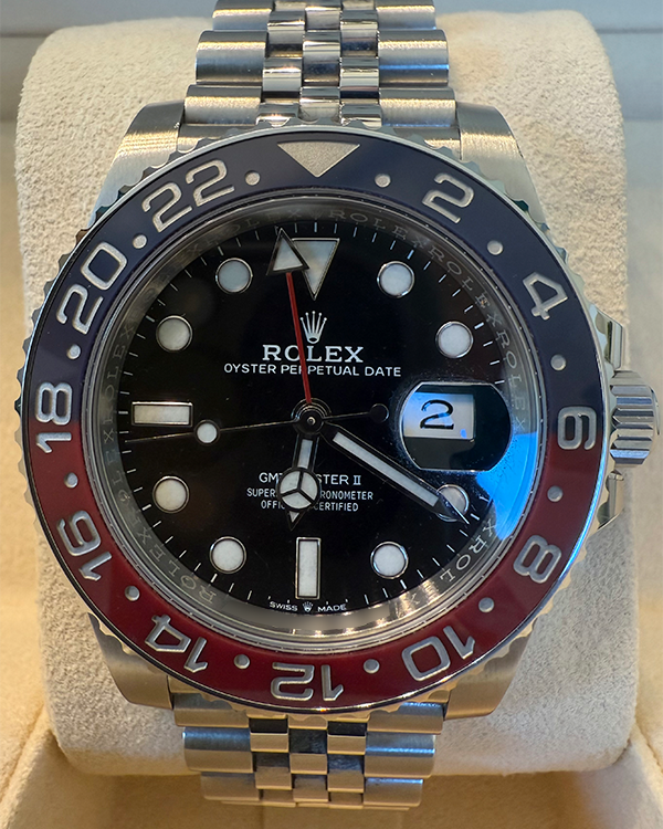 2020 Rolex GMT-Master II "Pepsi" 40MM Black Dial Jubilee Bracelet (126710BLRO)