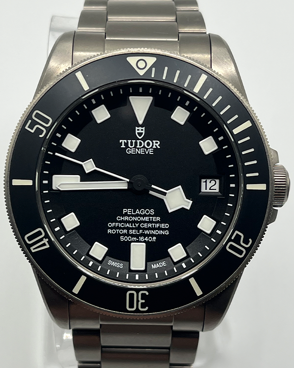 Tudor Pelagos 42MM Black Dial Titanium Bracelet (25600TN)