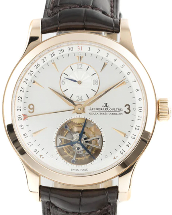 Jaeger-LeCoultre Master Tourbillon 42MM Silver Dial Leather Strap (146.2.34.S)