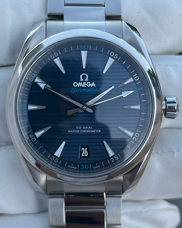 2019 Omega Aqua Terra 41MM Blue Dial Steel Bracelet (220.10.41.21.03.001)