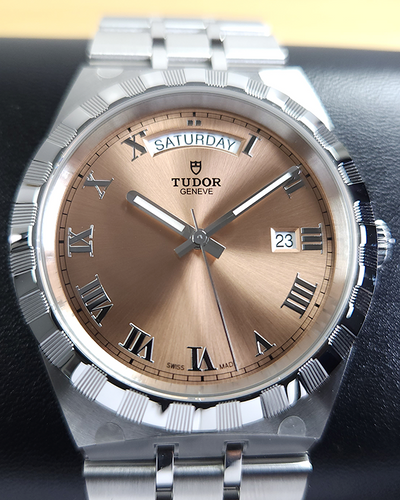 No Reserve - 2024 Tudor Royal 41MM Salmon Dial Steel Bracelet (28600)