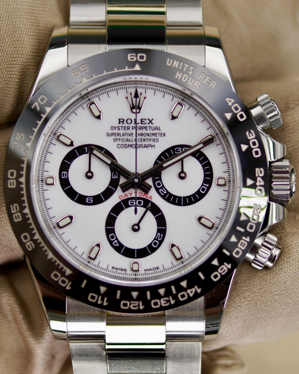 Rolex Cosmograph Daytona "Panda" 40MM White Dial Oyster Bracelet (116500LN)