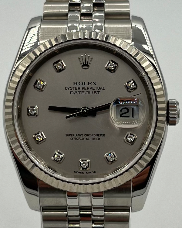 Rolex Datejust 36MM Silver Dial Jubilee Bracelet (116234)