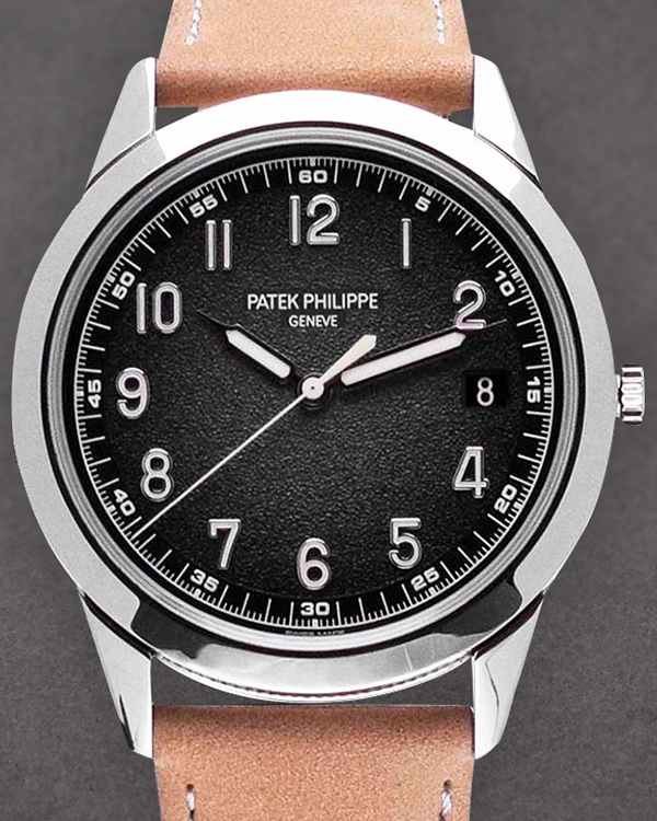 2023 Patek Philippe Calatrava 40MM Grey Dial Leather Srap (5226G-001)