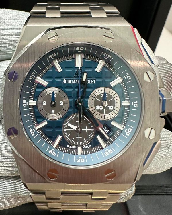 Audemars Piguet Royal Oak Offshore Chronograph 42MM Blue Dial Steel Bracelet (26480TI.OO.A027CA.01)