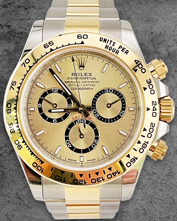 Rolex Cosmograph Daytona 40MM Champagne Dial Two-Tone Bracelet (126503)