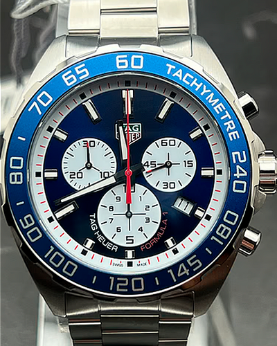 TAG Heuer Formula 1 43MM Quartz Blue Dial Steel Bracelet (CAZ1018.BA0842)