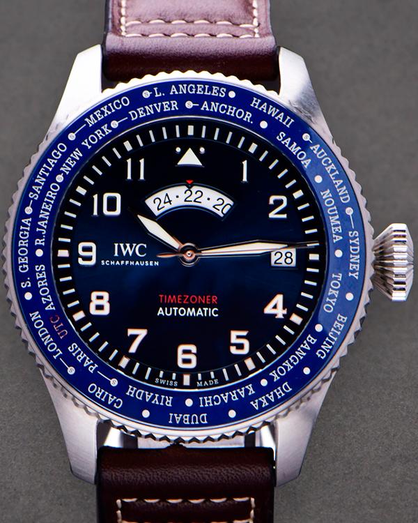 2021 IWC Schaffhausen Pilot "Le Petit Prince" L.E. 46MM Blue Dial Leather Strap (IW395503)