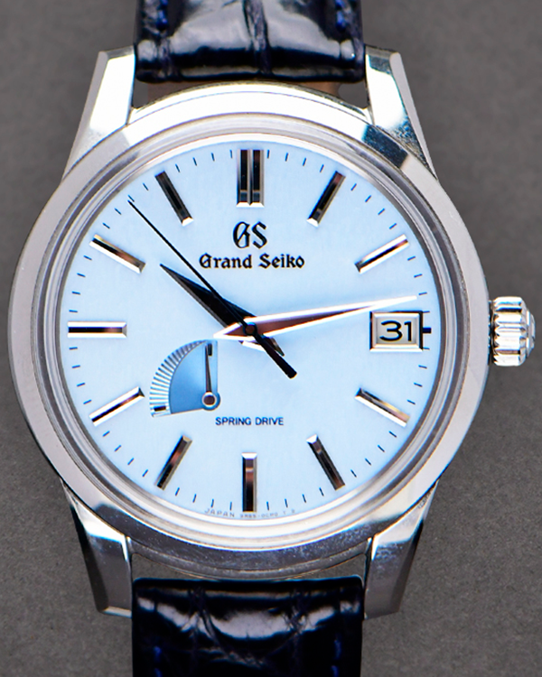 2021 Grand Seiko Elegance Collection 40.2MM "Snowflake" Blue Dial Leather Strap (SBGA407G)