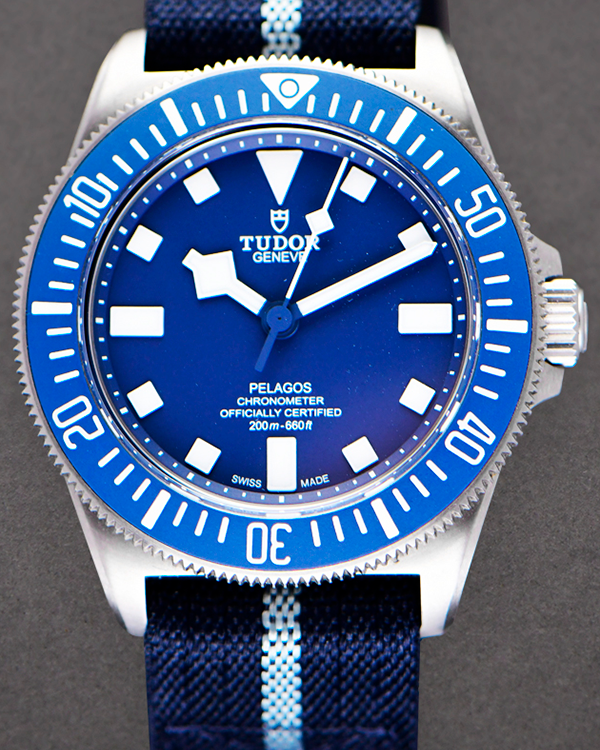 Tudor Pelagos FXD 42MM Blue Dial Textile Strap (25707B/22)