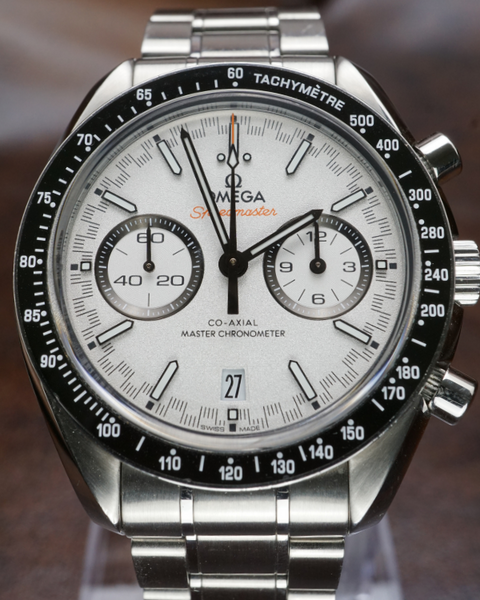 Omega Speedmaster Racing Co-Axial Chronometer Steel White Dial