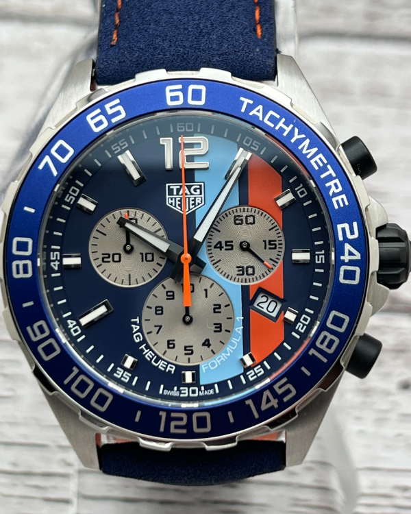 2022 TAG Heuer Formula 1 43MM Quartz Steel Strap  Blue Dial (CAZ101N.FC8243)