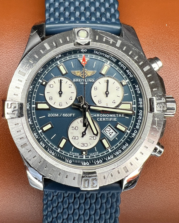 2018 Breitling Colt Chronograph 44MM Strap Steel Blue Dial (A7338811/C905)