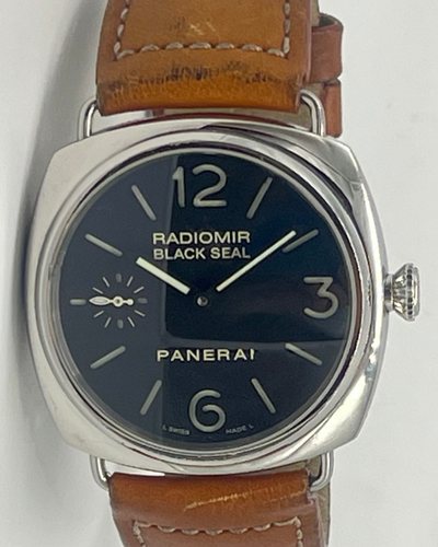 Panerai Radiomir Black Seal 45MM Black Dial Leather Strap (PAM00183)