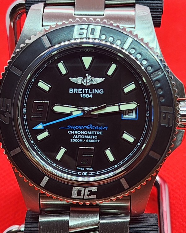 2016 Breitling Superocean 44 Steel Black Dial (A17391)