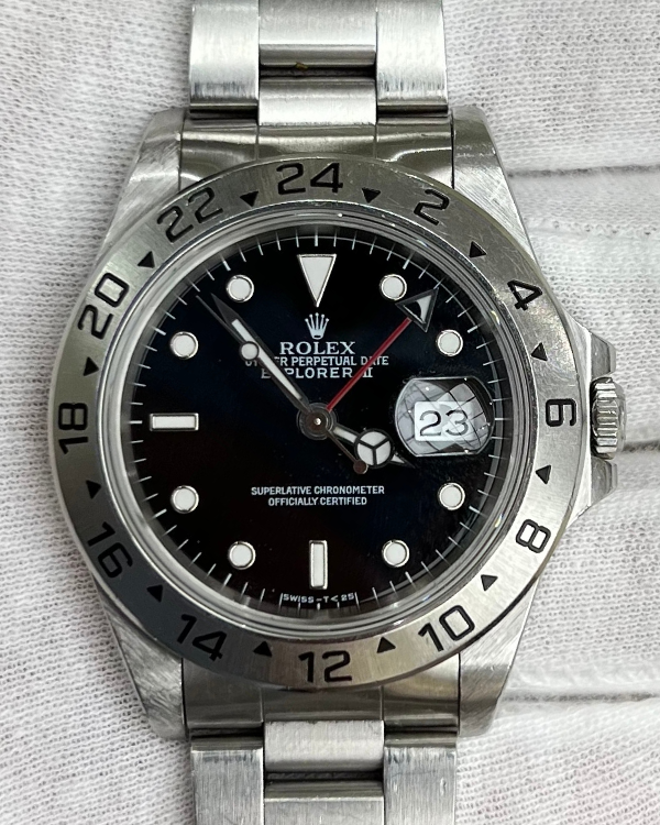 1995 Rolex Explorer II 40MM Steel Black Dial (16570)