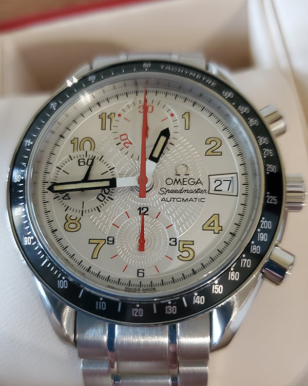 Omega Speedmaster Chronograph 39MM Silver Dial Steel Bracelet (175.00.83)