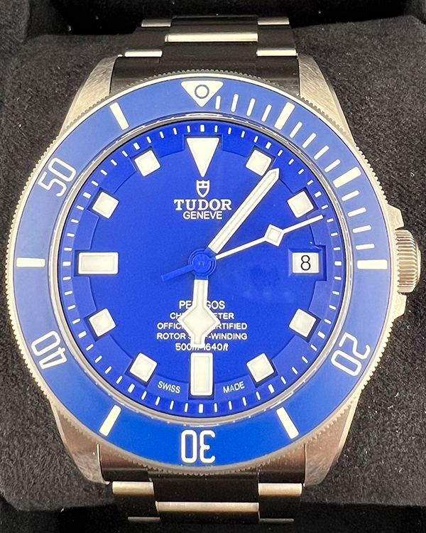 No Reserve - 2023 Tudor Pelagos 42MM Blue Dial Titanium Bracelet (25600TB)