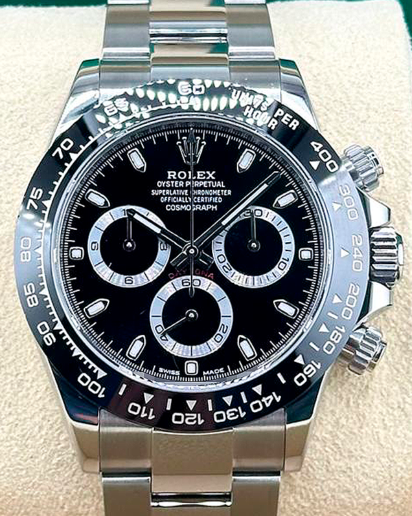 Rolex Cosmograph Daytona 40MM Black Dial Oyster Bracelet (116500LN)