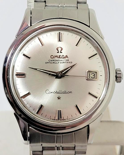 Omega Constellation 36.8MM Silver Dial Steel Bracelet (14777)