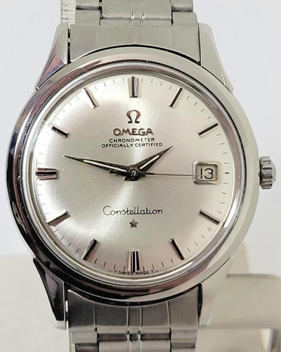 Omega Constellation 36.8MM Off-White Dial Steel Bracelet (14777)